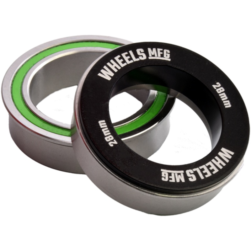 Wheels Manufacturing BB86 to 28/30MM Flanged, Dual Row PressFit 86/92 for Praxis – Compatible Cranks ABEC-3 Bottom Bracket
